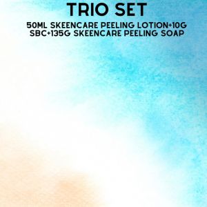 Trio Set All Sizes SkeenCare Peeling Lotion + 10g SBC + SC Peeling Soap