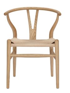 Nordic Style Solid Wood Dining Chair with Armrest Casual Backrest for Study Balcony Artistic Style Adult Furniture