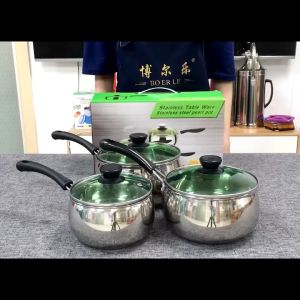 Panci Set Stock Pot Stainless & Panci Kukusan Steamer Premium: Alat Masak Kukus Bahan Tebal