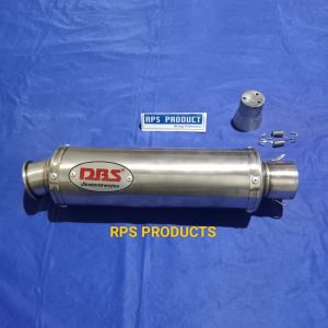 Silincer Tabung Knalpot Racing DBS Stainless Bonus DB Killer Dan Glasswooll