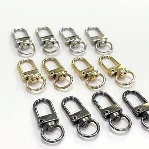 50Pcs/Pack Claw Hook U-Shaped Alloy Key Chain For DIY Bags Keychain Chain Jewellry Making Supplies