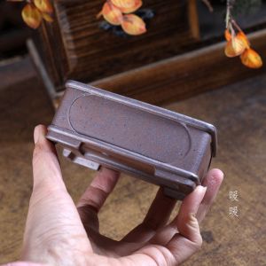 Selected Handmade Purple Clay Mini Plant Pot Zisha