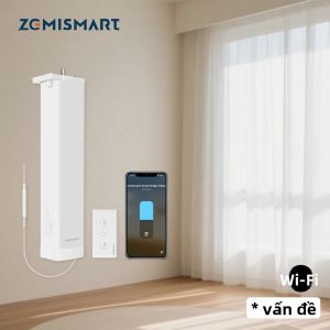 Motor Rèm Điện Thông Minh Zemismart Matter WiFi Tích Hợp Anten Tương Thích Với HomeKit Google Home Và SmartThings