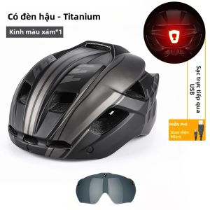 West Biking | Mũ Bảo Hiểm Xe Đạp Siêu Nhẹ WEST BIKING Tích Hợp Đèn Hậu Và Kính Bảo Hộ Dành Cho Nam Và Nữ Mũ Bảo Vệ Tích Hợp Cho Xe Đạp Địa Hình Xe Đạp Đường Trường & Xe Máy