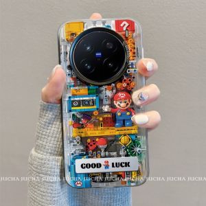 Vivox200Ultra Anime Cartoon Phone Case Womens Edition Full Cover Heat Dissipation Silicone Protective Shell for Vivo X200Pro S