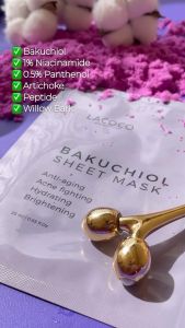 LACOCO Bakhuciol Sheet Mask - ANTI AGING - LEMBAB - BRIGHETENING