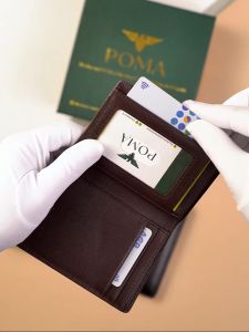 Ví nam đứng da bò cao cấp P008 NHIỀU MÀU LỰA CHỌN mang phong cách tối giản chất liệu da bò siêu bền BH 12 THÁNG