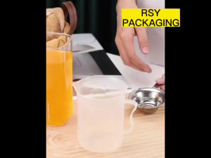 100pcs Stand up Liquid Spout PouchReusable Clear Drink Juice Pouchesfor Travel Camping