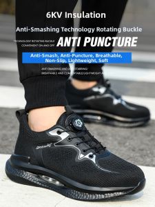 Puncture Resistant Breathable Insulating Safety Shoes