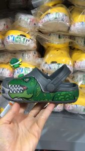 Dép Cross Cho Bé Trai Trọn Bộ Nhiều Màu Tặng Thêm 6 Sticker Đi Bên Ngoài Mẫu Mùa Hè Dép Lê Bít Mũi Chịu Mài Mòn Chống Trượt Nhiều Size