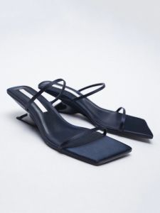 Fashionable Roman Style mid Heel Sandals Womens Open Toe Strappy High Heels Summer New Arrival Versatile Slip-On Casual Shoes