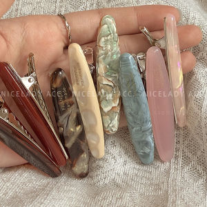 Kẹp Tóc Acetate Hàn Quốc Thiết Kế Độc Đáo Dành Cho Nữ 2025 Kẹp Tóc Hình Mỏ Vịt Kẹp Tóc Mái Lệch Kẹp Tóc Kiểu Dáng Đơn Giản Phụ Kiện Tóc