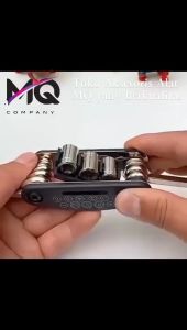 MQ (Pengiriman dari Jakarta) 16 alat kunci pas 16 dalam 1 kit alat EDC perbaikan paket alat multi-fungsi