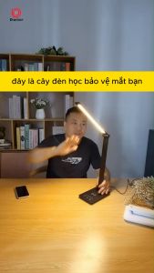 Đèn học để bàn chống cận Dwinr MT-06 led cảm ứng tích điện 5 chế độ sáng bảo vệ mắt dùng làm việc học tập và đọc sach