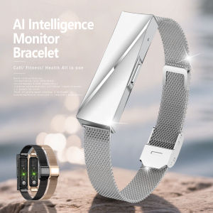 LIGE สายรัดข้อมืออัจฉริยะไร้หน้าจอสำหรับผู้หญิงสายรัดข้อมือฟิตเนสเพื่อสุขภาพอัตราการเต้นของหัวใจกันน้ำระดับ ATM ช่วยดูกีฬาไม่มีสมาร์ทวอท์ชหน้าจอสำหรับทุกเพศ