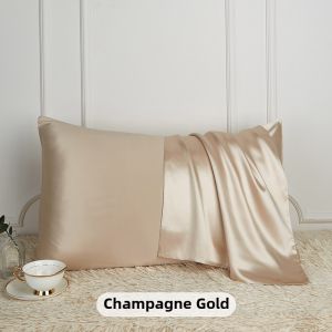 Pulidun Single Person Silk Pillowcase Envelope Style Latex Silk Lye Tian Silk Pillow Cover Bedding Accessories Poldaun Brand