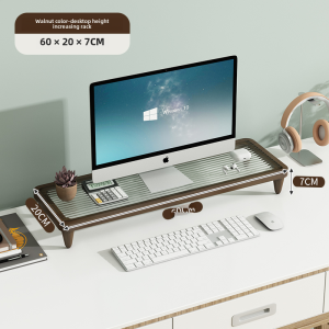 Multifunctional Storage Rack Desktop Simple Bookshelf Computer Monitor Elevated Rack Office Small Storage Shelves Desk