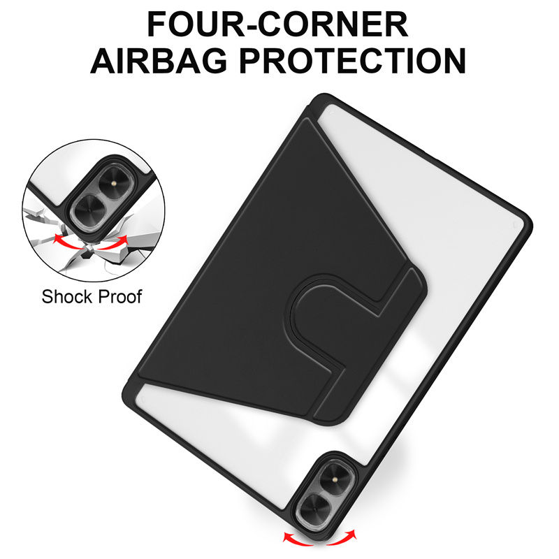 Transparente Pu Leder Tablet Hülle Für Infinix Xpad Mit Ständer_voghion.com
