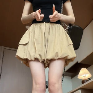 LANMENGYA | High Waist A-line Bloomers Skirt Shorts