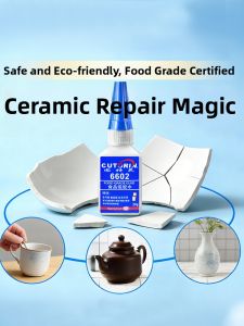 CUTORIN | Food Grade Strong Universal Transparent No-Trace Repair Waterproof Heat-Resistant Ceramic Adhesive