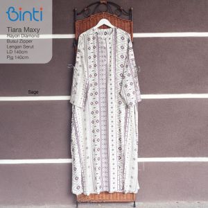 DRESS JUMBO TIARA MAXY LD 140 4XL XXXXL BAHAN RAYON DIAMOND By BINTI GAMIS JUMBO TERBARU