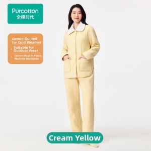 Purcotton | Warm Insulated Cotton Womens Sleepwear