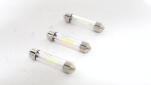 KEVANLY | 2PCS Car C5W LED Bulbs 31/36/39/41MM C10W COB Canbus License Plate Car Interior Reading Light Dome Lamp White 12V
