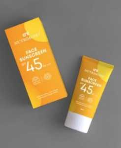 CNI Nutrimoist Face Sunscreen SPF 45 PA +++ hybrid sunscreen yg ringan & tidak lengket