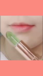 Color Changing Lipstick，Aloe Vera Lipstick Lip Balm Lip Gloss Moisturizing Warm Feeling Color Changing Jelly Lipstick Long Lasting Lip MakeupProfessional Lip Care Supplies for Women Girls Lip Stick Temperature Color Change Moisturizer