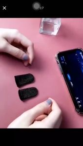 2Pair Finger Sleeve for Gaming Fingertips For Game PUBG Mobile Anti Slip Finger Glove Game Controller Finger Sleeve