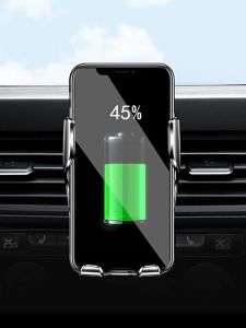 Car Wireless Charger Car Phone Holder Intelligent Fully Automatic Induction Black Technology New Magnetic Suction 360 ° Freely Adjustable Pemegang telefon kereta