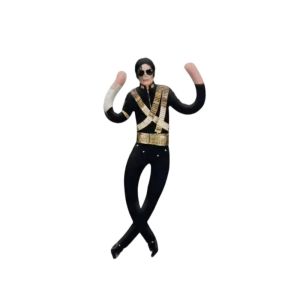 Bandai | /Anime Michael Jackson Cosplay Prop Doll Plush Stuffed Figure Dolls Room Decoration Abstract Joint Mobility Props Gift