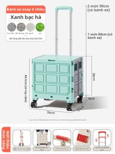 Younal | Xe Đẩy Mua Sắm Gập Gọn