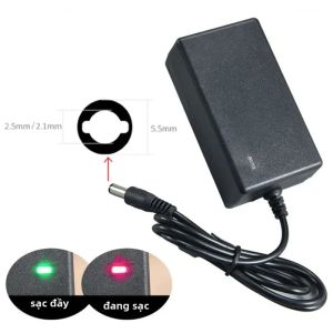 Bộ Sạc Pin Lithium 12.6V 2A Cho Bộ Pin Li-ion 12V 3S 18650 Tương Thích Với Đèn LED Máy Khoan Điện Cờ Lê Điện