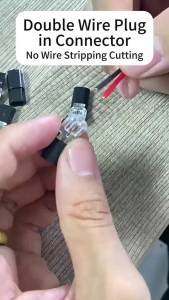 80/150PCS Electrical Cable Connectors 1/2/3 Pin No Strip Solderless Locking Wire Splice Kit 22-18AWG 300V 10A Automotive Wiring