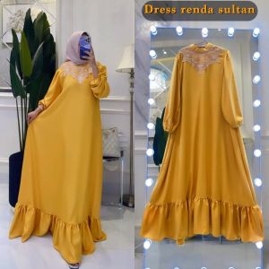NEW DRESS RENDA SULTAN BEST SELLER DRESS SS RENDA