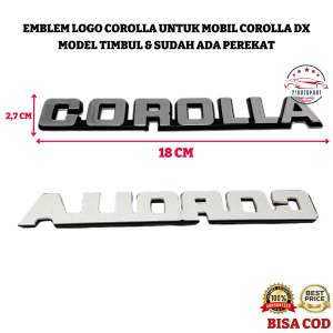 Emblem Logo Corolla untuk Mobil Corolla DX