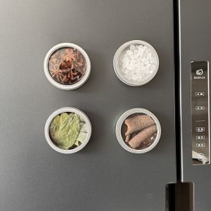 Hộp Đựng Gia Vị Từ Tính Gắn Tường Boshang Gia Đình Nhà Bếp Hộp Đựng Gia Vị Đựng Gia Vị Mùi Hương Hộp Đựng Gia Vị Hình Tam Giác