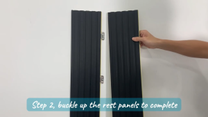 DIY WPC Grille Wall Panel – Waterproof Decorative Slats for Bedroom/Ceiling | Modern Look
