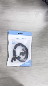 Vention | Vention 3RCA to 3 RCA Cable Audio Video Male to Male AV Cable Gold Plated for STB DVD TV VCD Blueplayer Amplifier Cable RCA Jack