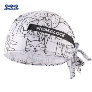 KEMALOCE UV Protection หมวกจักรยานผ้าโพกหัวทีมผู้ชายฤดูร้อนจักรยานเสือภูเขาระบายอากาศสีขาว สีดํา สีฟ้า สีเขียว 2023