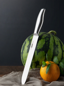 Stainless Steel Large Long Kitchen Fruit Knife for Home and Commercial Use