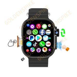 Đồng Hồ Thông Minh DW100 Pro 4G/5G Ultra 3 Touch ID 128GB Màn Hình AMOLED Theo Dõi Giấc Ngủ & Nhịp Tim Nhắc Nhở Tin Nhắn WiFi GPS Dành Cho Người Lớn