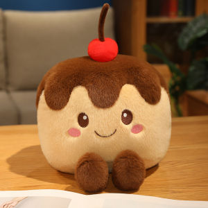 Kawaii Hot Cake Plush High Quality Strawberry Sweet Food Doll Throw Pillow Birthday Gifts For Friends