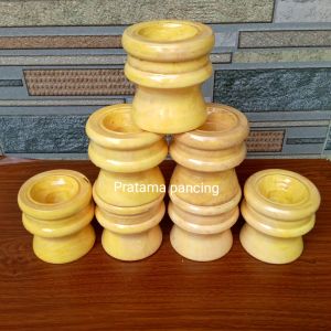Gulungan senar pancing bahan kayu jeruk jual satuan.