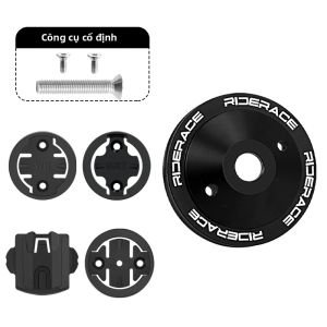 RIDERACE | Giá Đỡ Gắn Nắp Đầu Ghi Đông Xe Đạp Dành Cho Xe Đạp Địa Hình Và Xe Đạp Đường Trường Tương Thích Với Garmin Bryton Wahoo Cateye - Giá Đỡ Đồng Hồ Tốc Độ