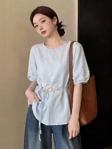 SHIMANQING | Slimming Beaded Shirt for Plus Size