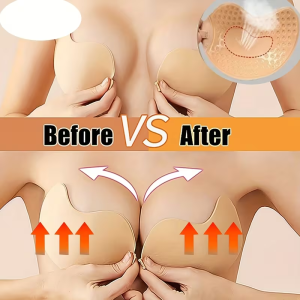 Invisible Strapless Bra Reusable Silicone Nipple Covers Self Adhesive Push up Bralette Seamless Womens Lingerie Underwear