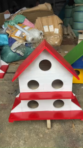 chuồng chim bồ câu 5 lỗ phun sơn bền đẹp