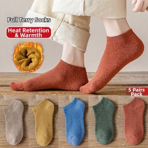 JINGCHI | Thick Warm Socks Boat Socks